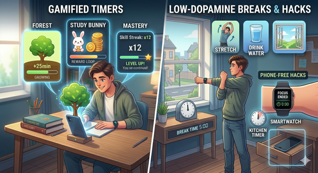 apps to help you study without phone distraction