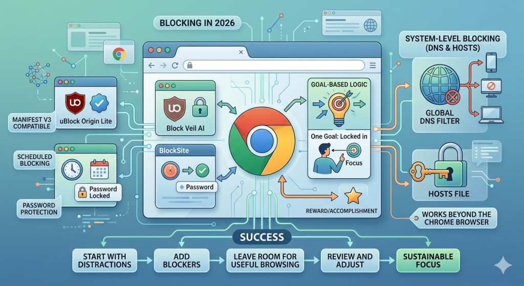 how to block a website on Chrome