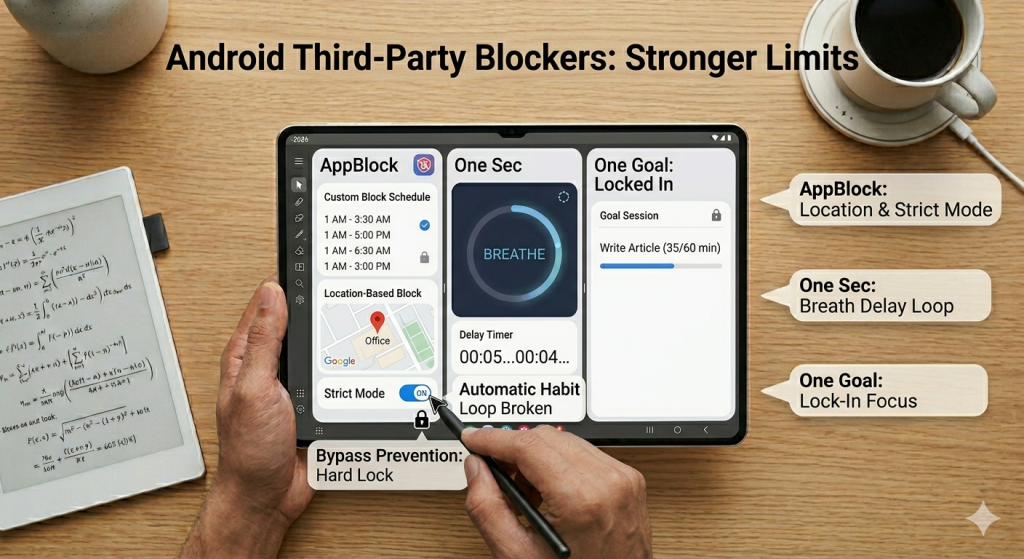 how to block apps on android