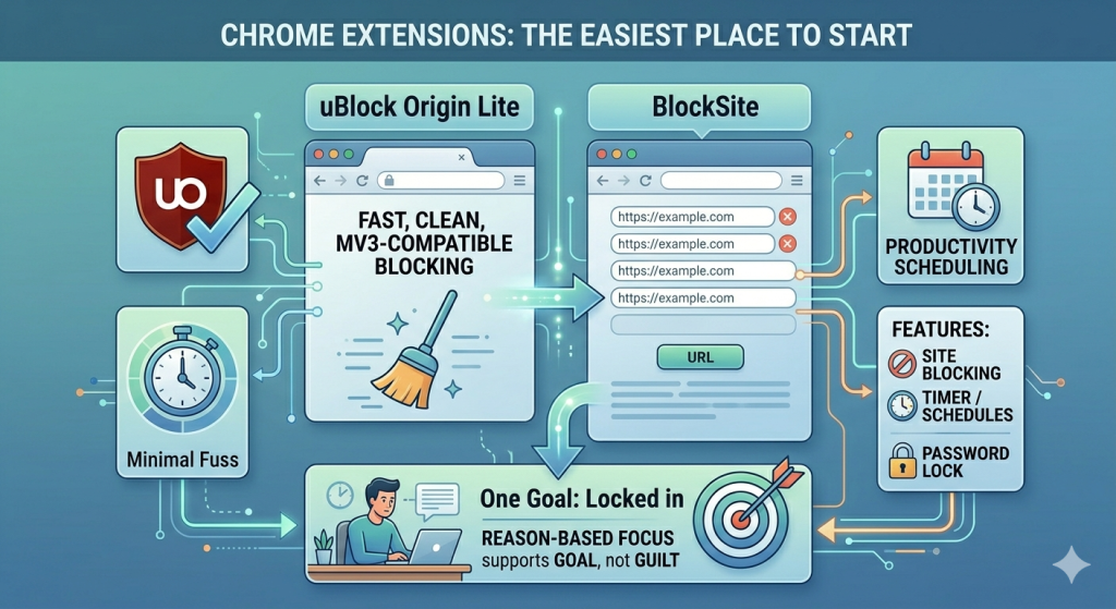 how to block a website on Chrome